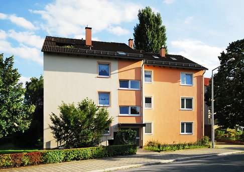 Straßenansicht Wohnanlage Nürnberg, Leopoldstraße