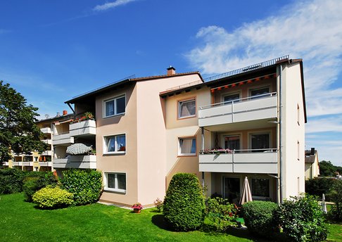 Gartenansicht Wohnanlage Nürnberg, Goerdelerstraße 164